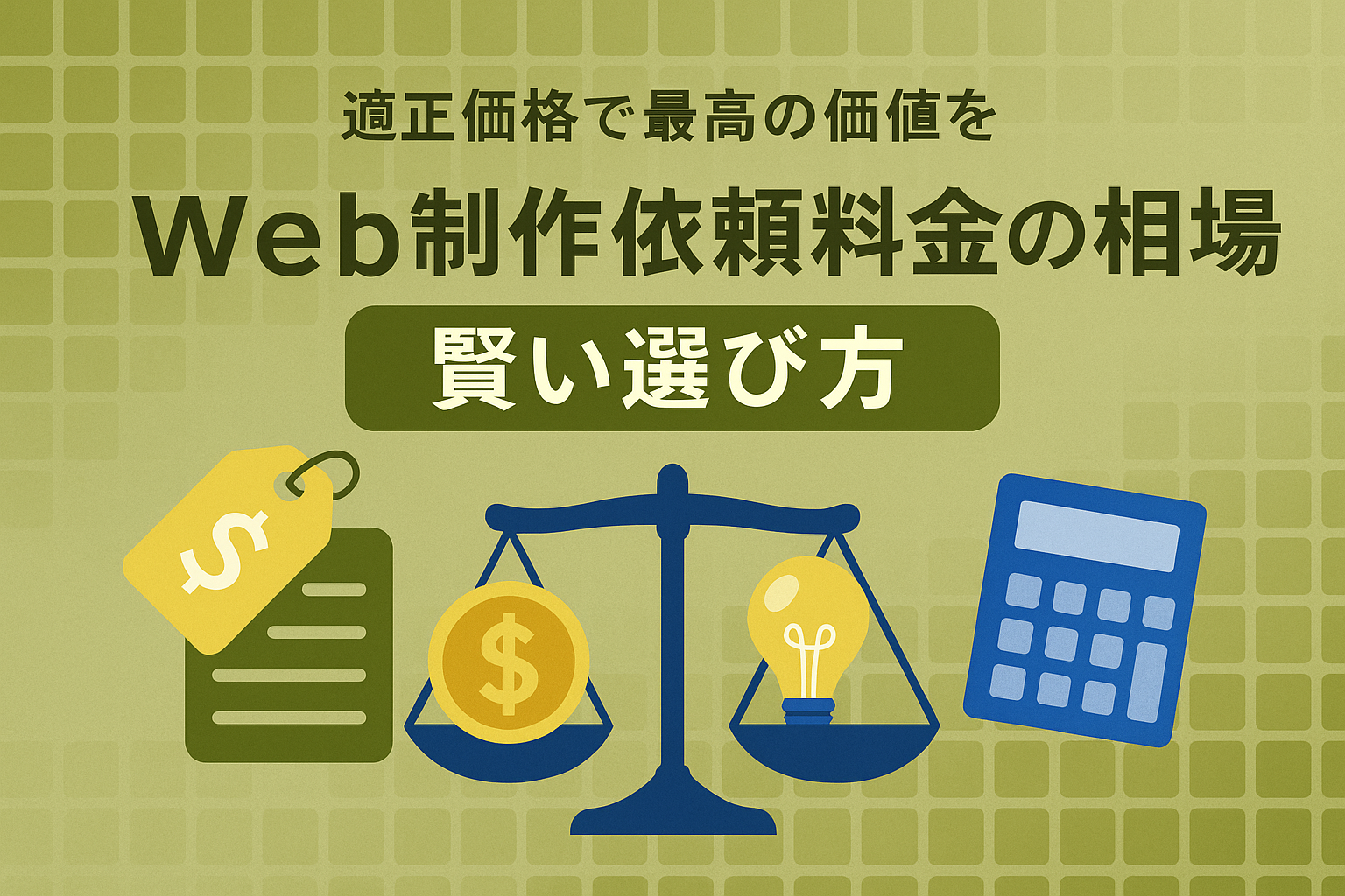 Web制作依頼料金の相場と賢い選び方
