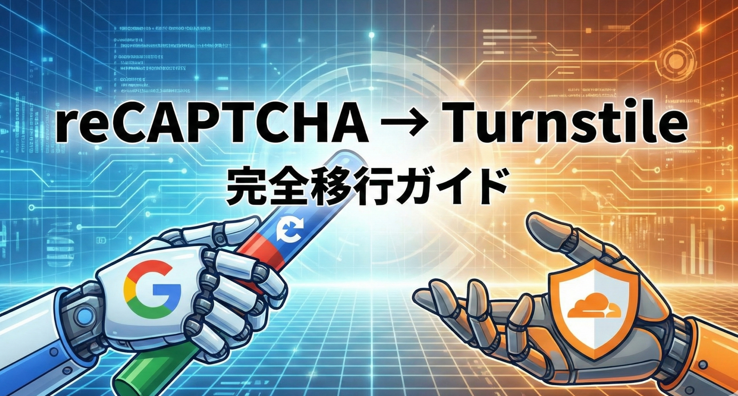 reCAPTCHA → Turnstile 完全移行ガイド