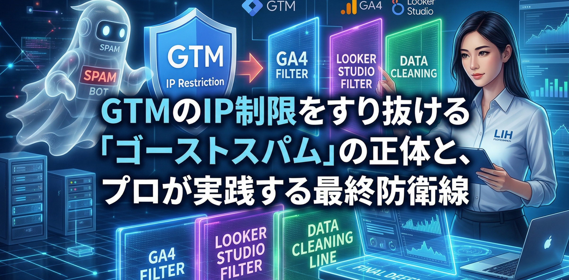 GTMのIP制限をすり抜ける「ゴーストスパム」の正体と、プロが実践する最終防衛線