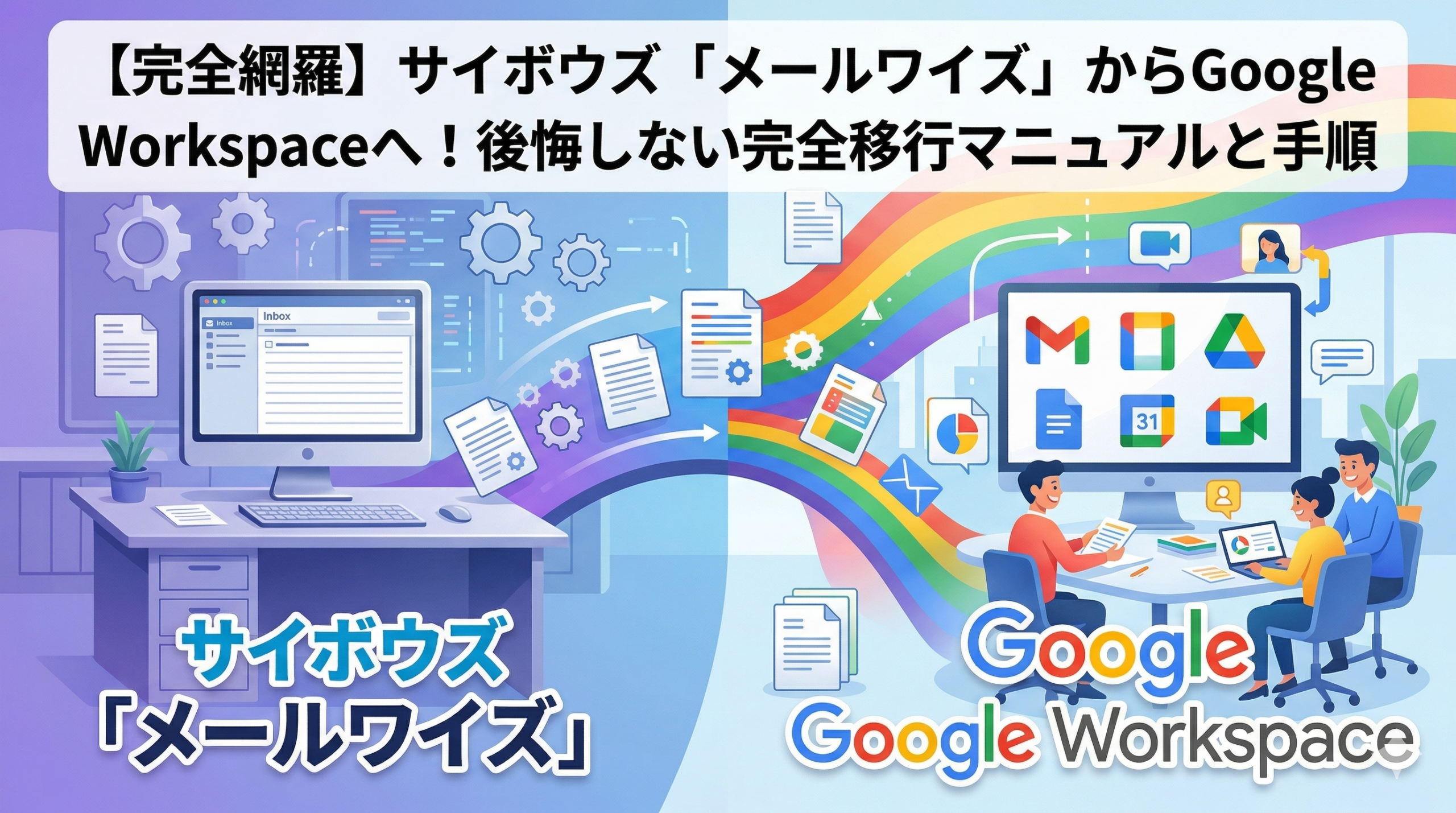 【完全網羅】サイボウズ「メールワイズ」からGoogle Workspaceへ！後悔しない完全移行マニュアルと手順
