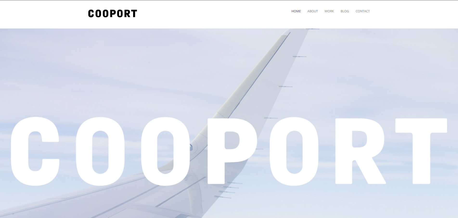 cooportの公式サイトデザイン